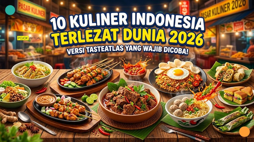 10 Kuliner Indonesia Terlezat Dunia 2026 Versi TasteAtlas yang Wajib Dicoba
