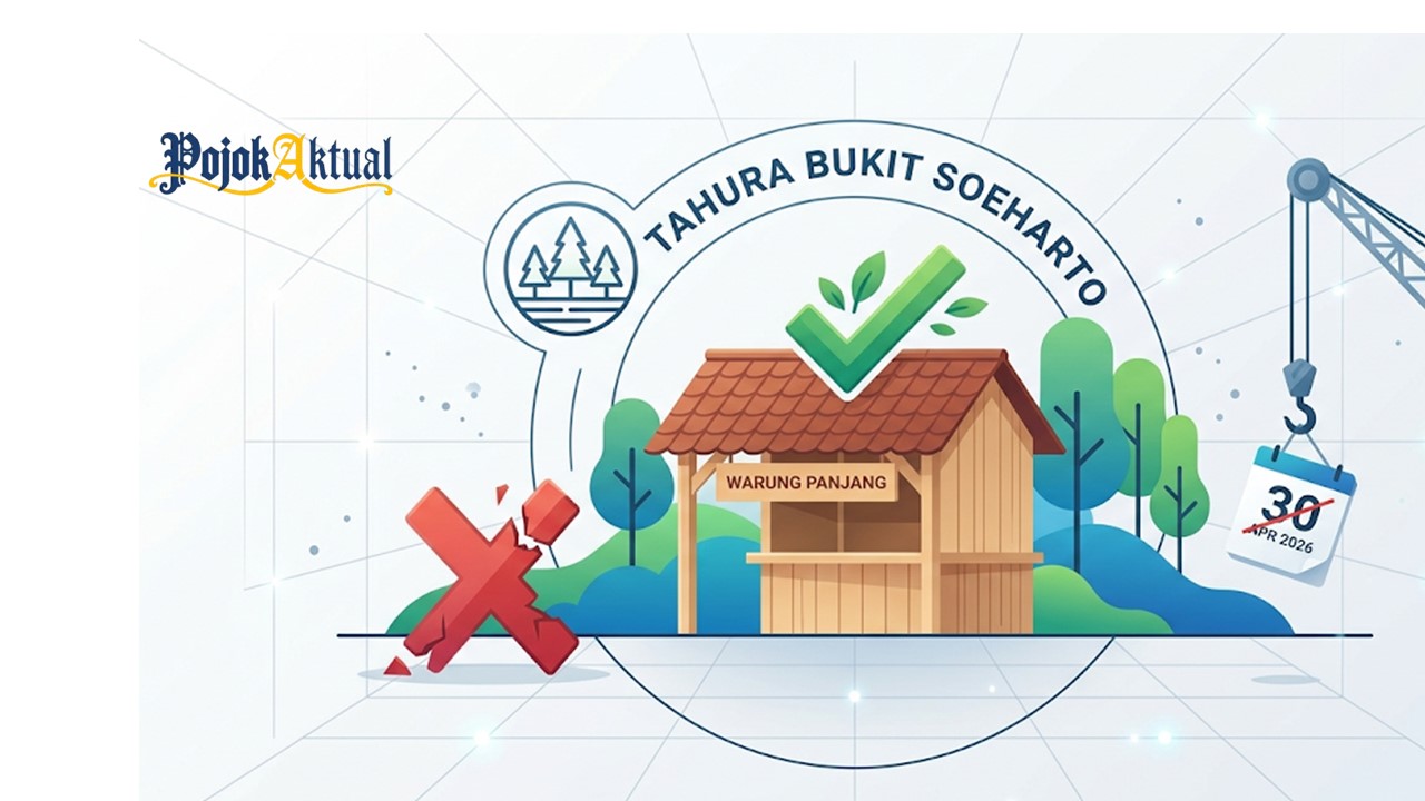 Warung Panjang di kawasan Tahura Bukit Soeharto yang sempat ramai dibicarakan