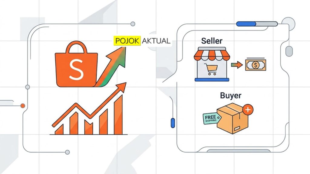Grafik kenaikan biaya ongkir Shopee