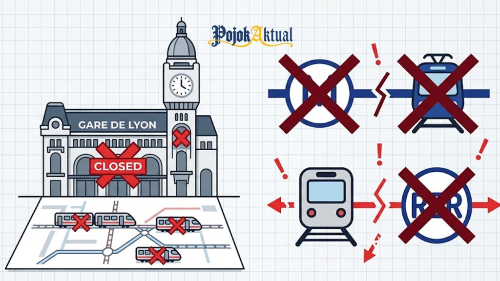 Gangguan transportasi Metro di Paris