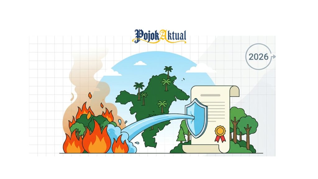 BPKLH dan petugas TNI melakukan patrol pemantauan titik api di hutan Kaltim